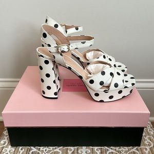 Kate Spade Women’s DELIGHT Sandals in Optic White US Women’s Size 8.